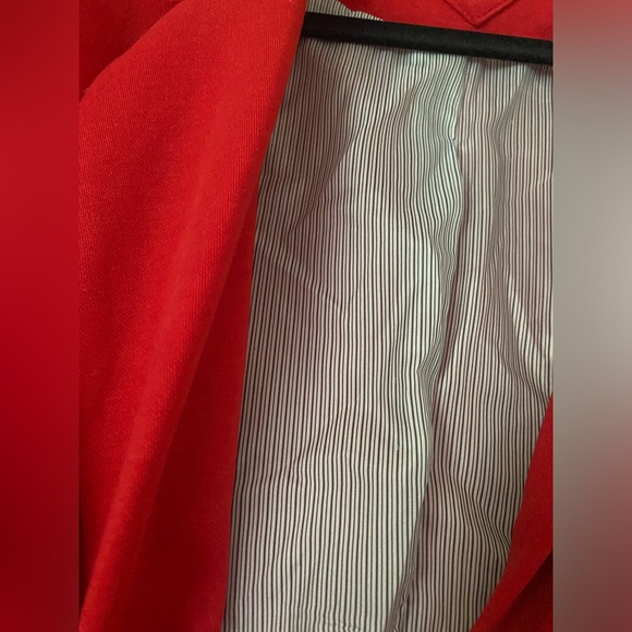 Red JouJou soft single button blazer, NWT, sz 3X - Picture 2 of 4